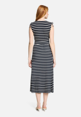 Jerseykleid ohne Arm / Modellfoto Rückseite