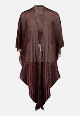Cape im Glitzer-Look / Vorderseite