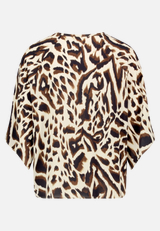 Casual-Bluse mit Muster / Rückseite