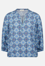 Casual-Bluse mit Muster / Vorderseite