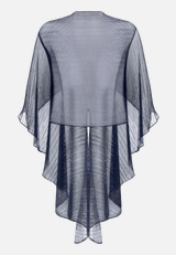 Cape im Glitzer-Look / Rückseite