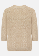 Strickpullover mit Struktur / Rückseite
