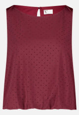 Blusentop im Glitzer-Look / Vorderseite