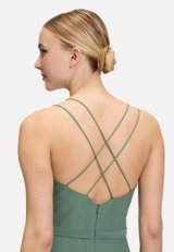 Abendkleid mit Volant / Detailbild