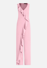 Jumpsuit mit Volant / Vorderseite