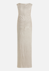 Abendkleid im Glitzer-Look / Rückseite