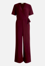 Jumpsuit mit Bindegürtel / Vorderseite