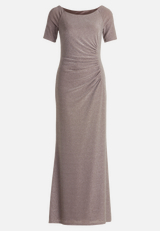 Abendkleid im Glitzer-Look / Vorderseite