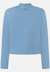Jeansjacke mit Reißverschluss / Rückseite