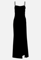Abendkleid mit Raffung / Vorderseite