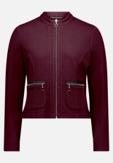 Blazer-Jacke  mit Reißverschluss / Vorderseite