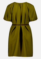 Minikleid  mit Flechtgürtel / Rückseite