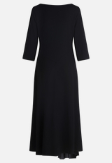 Jerseykleid mit 3/4 Arm / Rückseite