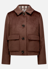 Winterjacke mit Kragen / Vorderseite
