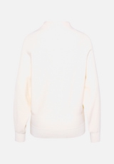 Pullover strukturiert mit Stehkragen / Rückseite