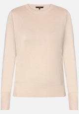Basic-Pullover  mit Rundhalsausschnitt  / Vorderseite