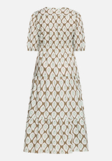 Casual-Kleid tailliert / Rückseite