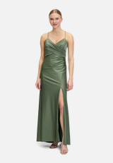 Abendkleid im Glitzer-Look / Modellfoto Vorderseite