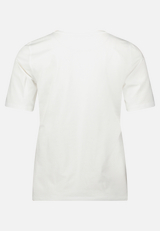 Basic Shirt mit Placement / Rückseite