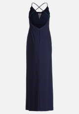 Abendkleid figurbetont / Rückseite