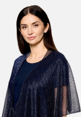 Cape im Glitzer-Look / Detailbild