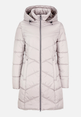Outdoorjacke mit abnehmbarer Kapuze / Vorderseite