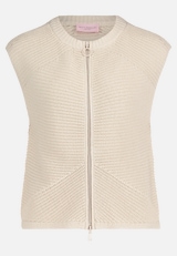 Grobstrickjacke ohne Arm / Vorderseite