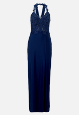 Abendkleid mit Strass / Vorderseite