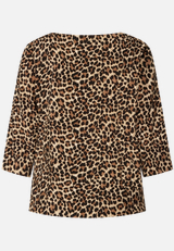 Leobluse mit Rundhalsausschnitt / Rückseite