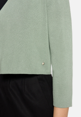 Feinstrickjacke ohne Verschluss / Detailbild