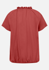Casual-Bluse mit Raffung / Rückseite