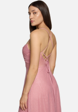 Abendkleid im Glitzer-Look / Detailbild