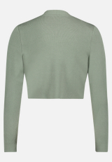 Feinstrickjacke ohne Verschluss / Rückseite