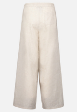 Leinenhose mit Taschen / Rückseite