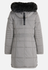 Steppjacke mit Kapuze / Rückseite