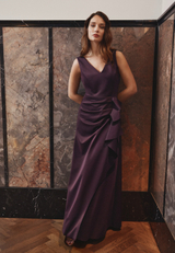 Abendkleid mit Volant / Imagebild