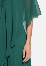 Chiffonstola mit Volant / Detailbild