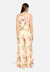 Jumpsuit mit Blumenprint / Modellfoto Rückseite