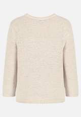 Strickpullover mit 3/4 Arm / Rückseite
