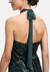 Abendkleid im Glitzer-Look / Detailbild