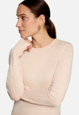 Basic-Pullover  mit Rundhalsausschnitt  / Detailbild
