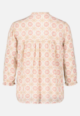 Casual-Bluse mit Raffung / Rückseite