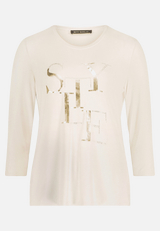 Basic Shirt mit Placement / Vorderseite