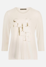 Basic Shirt mit Placement / Vorderseite