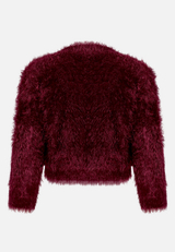 Strickbolero mit Struktur / Rückseite