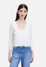 Shirtjacke mit 3/4 Arm / Modellfoto Vorderseite