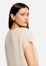 Strickpullover mit Struktur / Detailbild