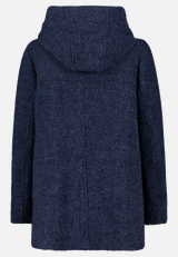 Wolljacke mit Kapuze / Rückseite