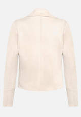 Blazer-Jacke mit offenem Saum / Rückseite