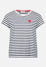 Kurzarm-Shirt mit Rundhalsausschnitt / Vorderseite
